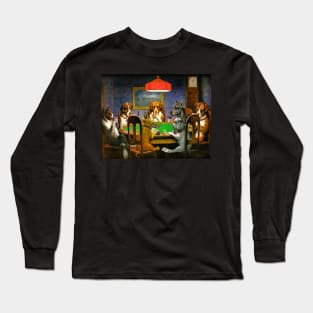 A Friend in Need (dogs playing poker) Long Sleeve T-Shirt